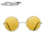 Vintage Circle Polarized Sunglasses UV400 Unisex 801B 2 | PricZone