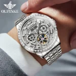 Luxury Skeleton Business Watch OUPINKE Automatic 6 | PricZone