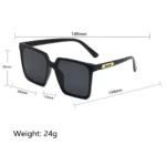 Trendy Square Polarized Sunnies UV400 Unisex 6 | PricZone