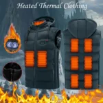 9 Zone Heated Vest Winter Warmth Comfort 3 | PricZone