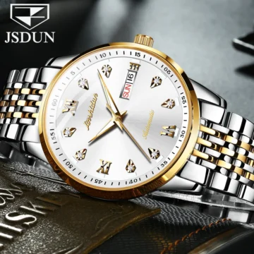 JSDUN Elite Steel Automatic Watch - Luxury & Precision 2