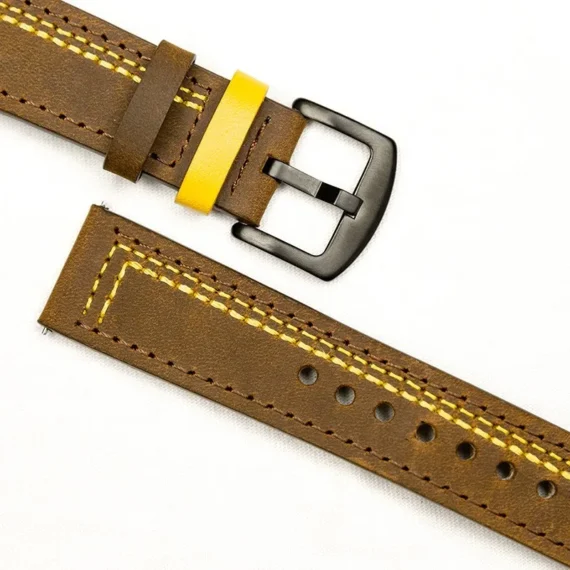 Premium Leather Strap for AmazfitHuawei 20mm 22mm 3 | PricZone