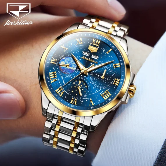 Starry Sky Moon Phase Luxury Watch Waterproof Auto 2 | PricZone