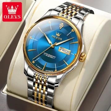 OLEVS Classic Auto Mechanical Watch Luminous Waterproof