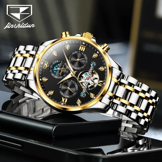 Luxury Skeleton Moonwatch Waterproof Automatic 5 | PricZone