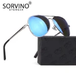 Luxury Retro Pilot Polarized Sunglasses Unisex SP256 3 | PricZone