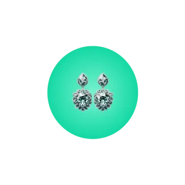 Moissanite Earring