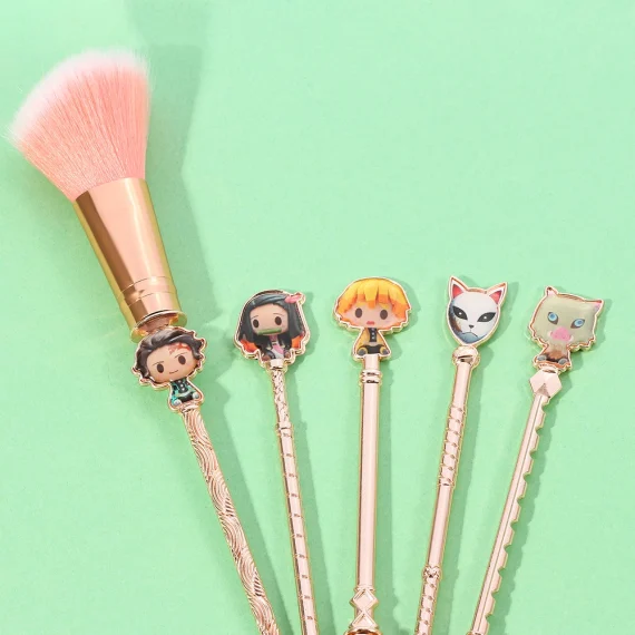 Anime Demon Slayer 5 Piece Makeup Brush Set 4 | PricZone