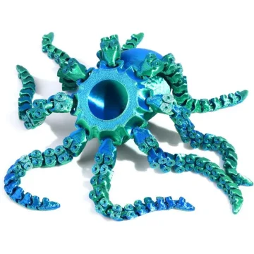 Colorful 3D Octopus Figurine - DIY Stress Relief Toy 2