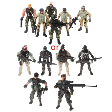 6-Piece Military Action Figure Set for Kids 1