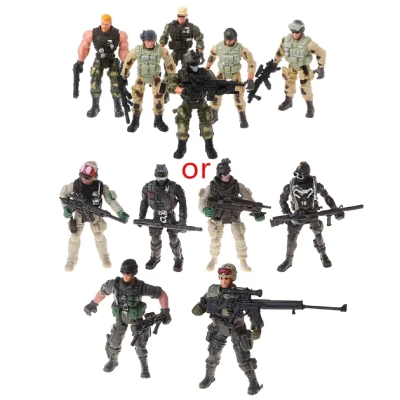 6 Piece Military Action Figure Set for Kids 1 | PricZone