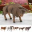 Miniature Kawaii Cow Figurine Toy for Kids – Home Decor