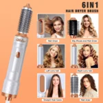 6 in 1 Hair Dryer Brush for Curling Straightening 2 | PricZone