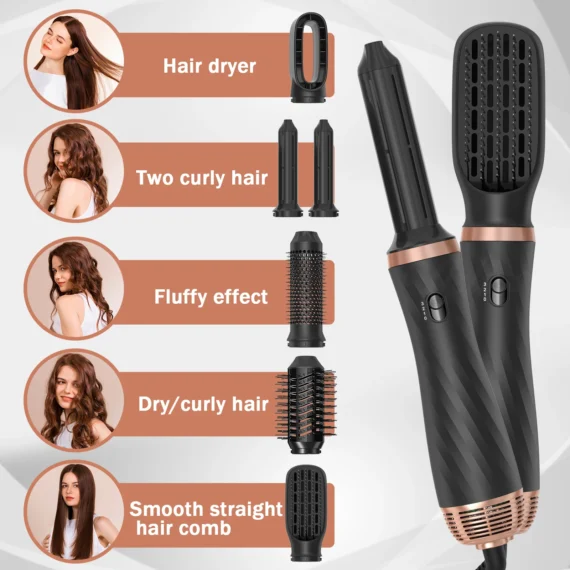 Multi Use Hair Styling Set Dry Curl Straighten 3 | PricZone