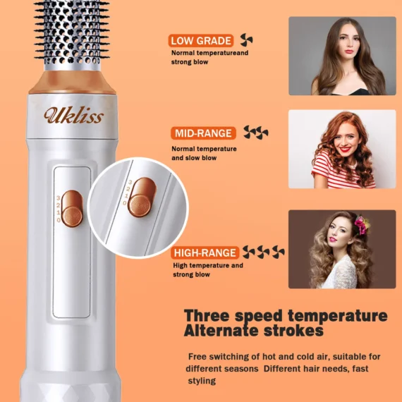 6 in 1 Hair Dryer Brush for Curling Straightening 3 | PricZone