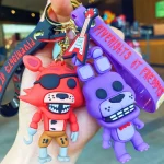 Five Nights At Freddy Silicone Keychain for Backpacks 3 | PricZone