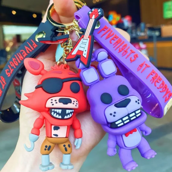 Five Nights At Freddy Silicone Keychain for Backpacks 3 | PricZone