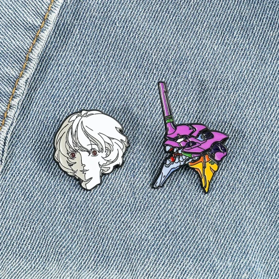 Evangelion EVA 01 Anime Enamel Pin Brooch for Fans 6 | PricZone