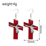 Neon Genesis Evangelion Acrylic Pendant Earrings 4 | PricZone