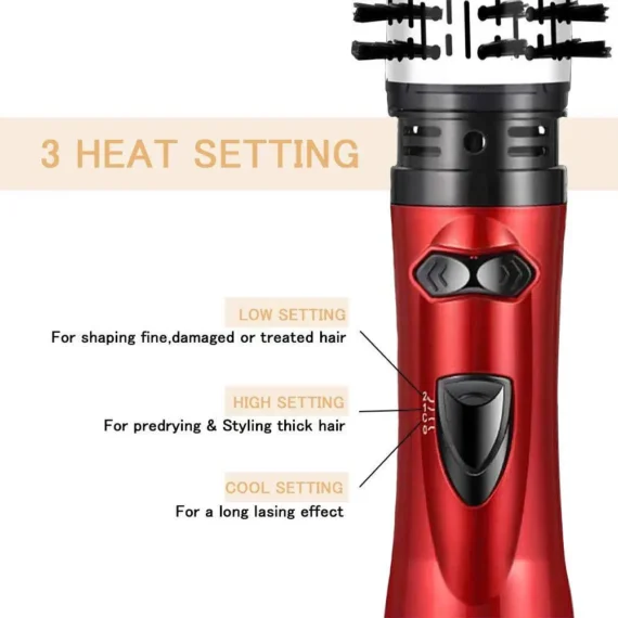 Rotating Volumizer Styler Hot Air Brush 6 | PricZone