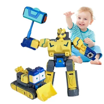 2 in 1 Transform Car Robot Construction Toy for Kids 1 | PricZone