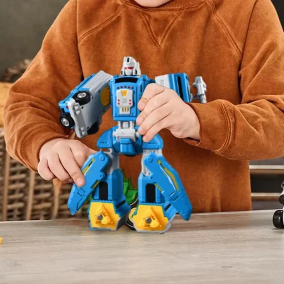 9 Piece Magnetic Transform Robot Truck Set for Kids 4 | PricZone