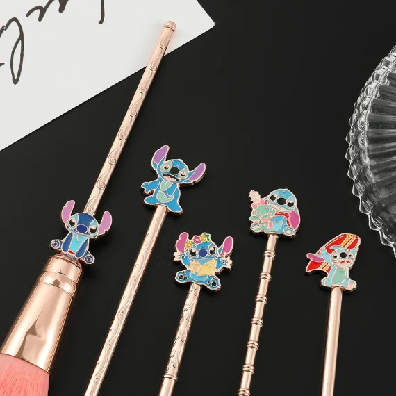 Stitch Cartoon 5pc Makeup Brush Set Anime Gift 4 | PricZone