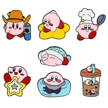 Kawaii Kirby Animal Elves Enamel Brooch Pins 1