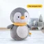 LED Star Animal Projector Plush Toy with Music