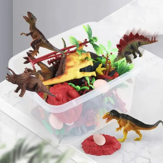 Compact Dino Figurines Kids Learning Toy Set 4 | PricZone