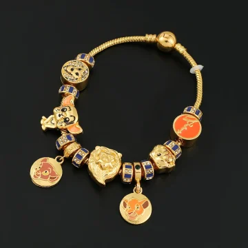 Cute Simba Lion King Charm Beads Bracelet for Fans 2 | PricZone