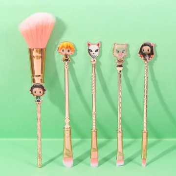 Anime Demon Slayer 5-Piece Makeup Brush Set 2