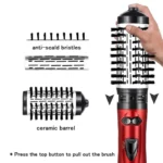 Rotating Volumizer Styler Hot Air Brush 3 | PricZone