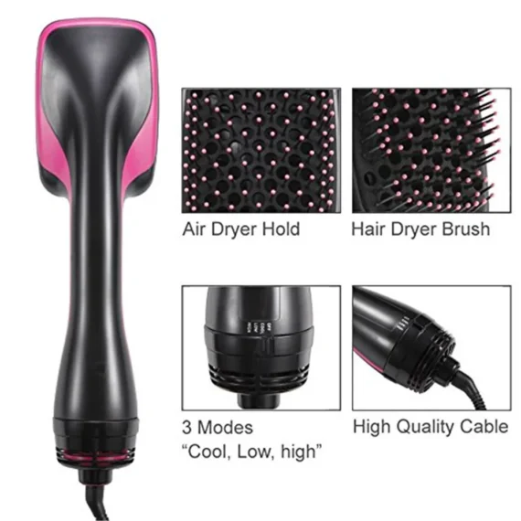 Ionic Hair Dryer Brush Volumizer Straightening Tool 3 | PricZone