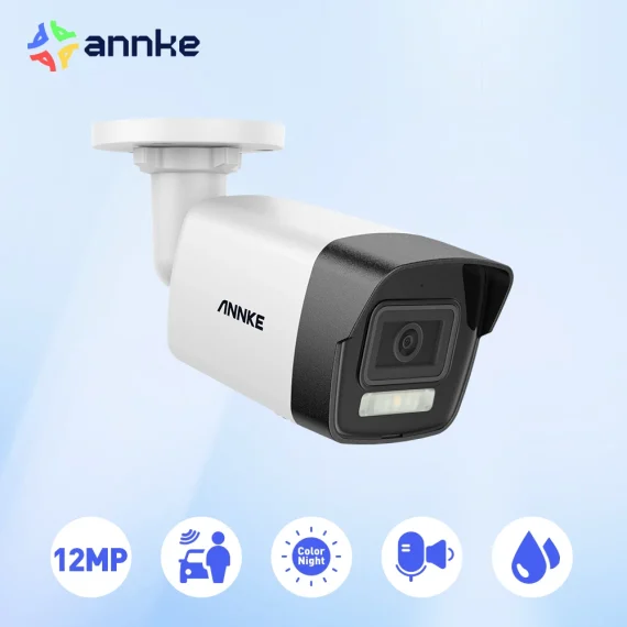 ANNKE 4K Weatherproof IP Bullet Camera with Audio 8MP 1 | PricZone