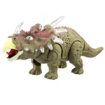 Interactive Triceratops Dinosaur Toy with Sound and Light 3 | PricZone