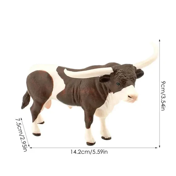 Miniature Kawaii Cow Figurine Toy for Kids Home Decor 6 | PricZone