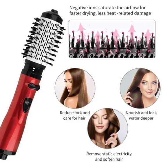 Rotating Volumizer Styler Hot Air Brush 4 | PricZone