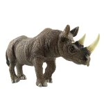 Cute Simulation Rhinoceros Collectible Wild Animal Action Figures Rhino Plastic Model Education Toy For Kids Christmas Gifts 2 | PricZone