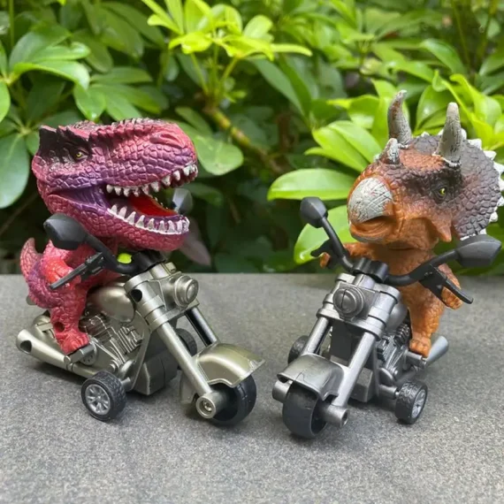 Pull Back Dinosaur Motorcycle Toy for Childrens Gifts 3 | PricZone