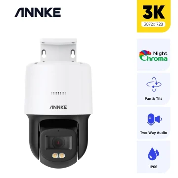 Annke 6MP Full Color Outdoor POE Camera with Audio - 2.8MM Lens