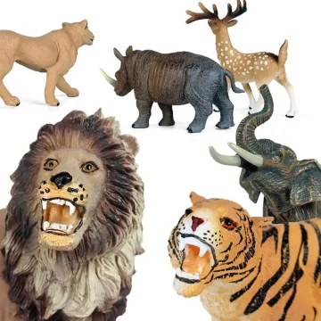 Forest Animal Figurines Set for Kids Educational Toys 2