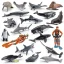 20-Piece Ocean Animal Figurines Toy Set for Cake