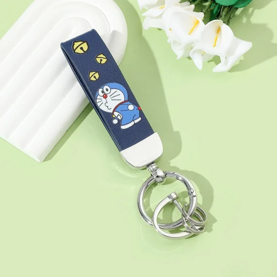 Doraemon Cartoon Leather Keychain for Women Gifts 3 | PricZone