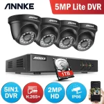 ANNKE 1080P 4pc HD TVI Dome CCTV Camera Kit with DVR 1 | PricZone