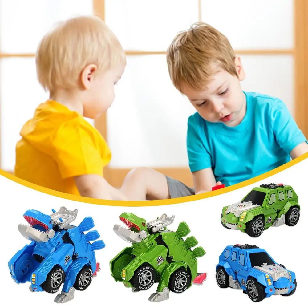 Electric Dinosaur Robot Car with Transforming Features