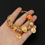 Cute Simba Lion King Charm Beads Bracelet for Fans 4