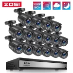 16CH ZOSI 1080P DVR CCTV Outdoor Security Camera Kit 1 | PricZone