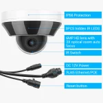 6MP POE PTZ Dome IP Camera with Mic 3X Zoom IP66 6 | PricZone