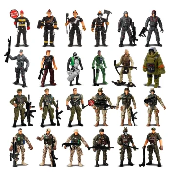 Special Forces 4inch Army Men Action Figures for Kids 2